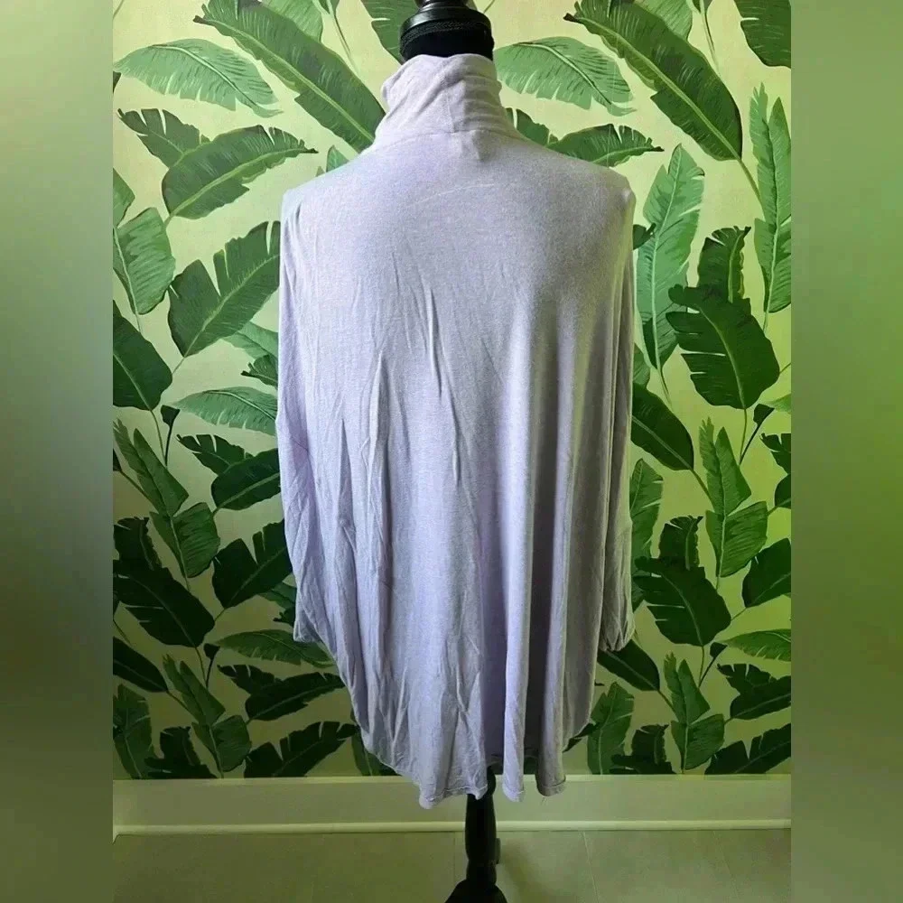 Free People We The Free Womens Light Purple Terry Tee Tunic Small